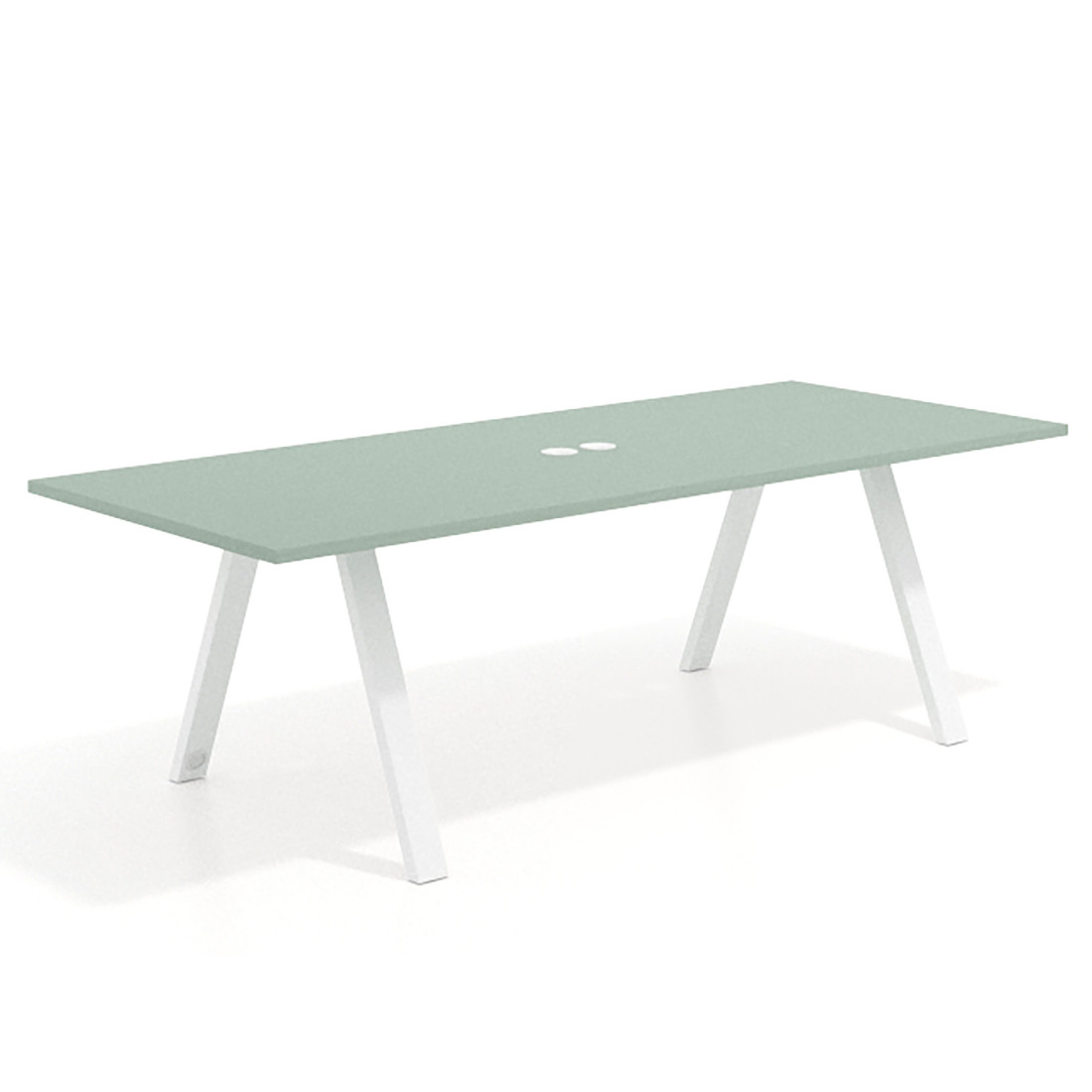 mesa co working 220x100 iris uvepro mesa de reuniones fondo 100cm recto 1