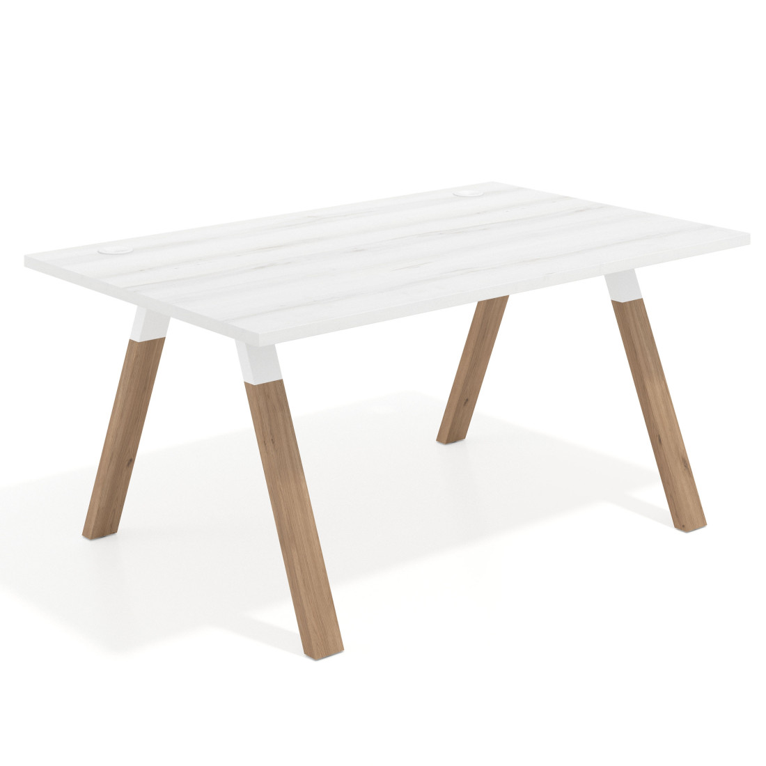 mesa de escritorio 160x100 albo uvepro mesa individual fondo 100cm recto 1