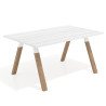 mesa de escritorio 160x100 albo uvepro mesa individual fondo 100cm recto 1