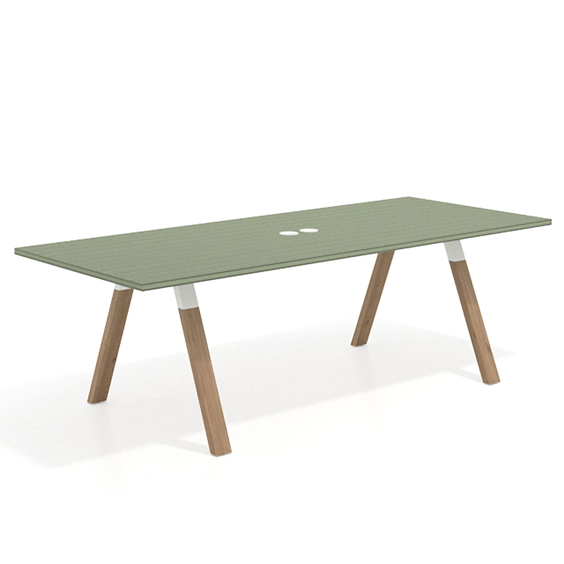 mesa co working 220x100 rayado sauce uvepro mesa de reuniones fondo 100cm recto 1