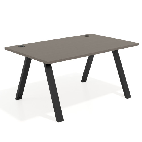 Mesa oficina de diseño UvePro fondo 100cm, estructura negra - 120x100