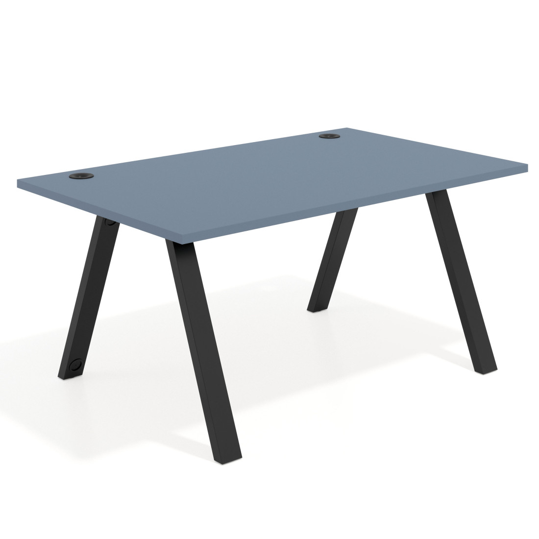 mesa de escritorio 120x100 azul talco uvepro mesa individual fondo 100cm recto 1