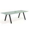 mesa co working 220x100 iris uvepro mesa de reuniones fondo 100cm recto 1