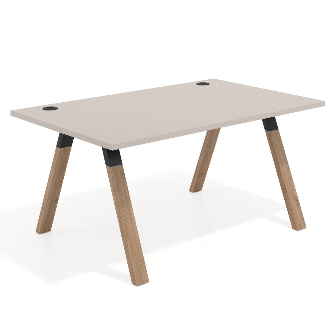 mesa de escritorio 120x100 gris coco uvepro mesa individual fondo 100cm recto 1