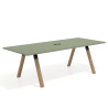 mesa co working 220x100 rayado sauce uvepro mesa de reuniones fondo 100cm recto 1