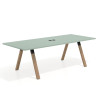 mesa co working 220x100 iris uvepro mesa de reuniones fondo 100cm recto 1