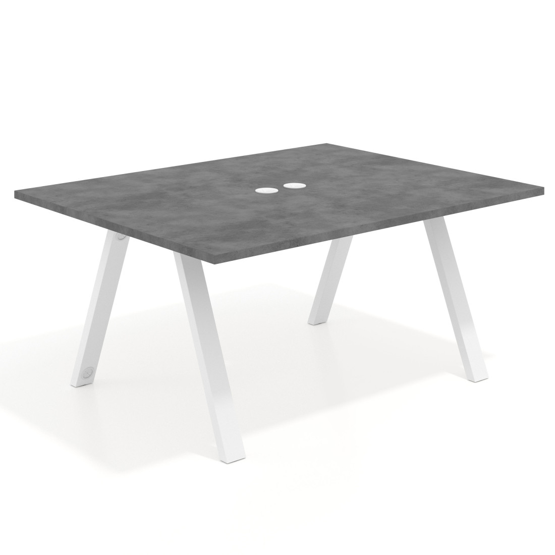mesa co working 120x126 cemento uvepro mesa coworking fondo 126cm recto 1