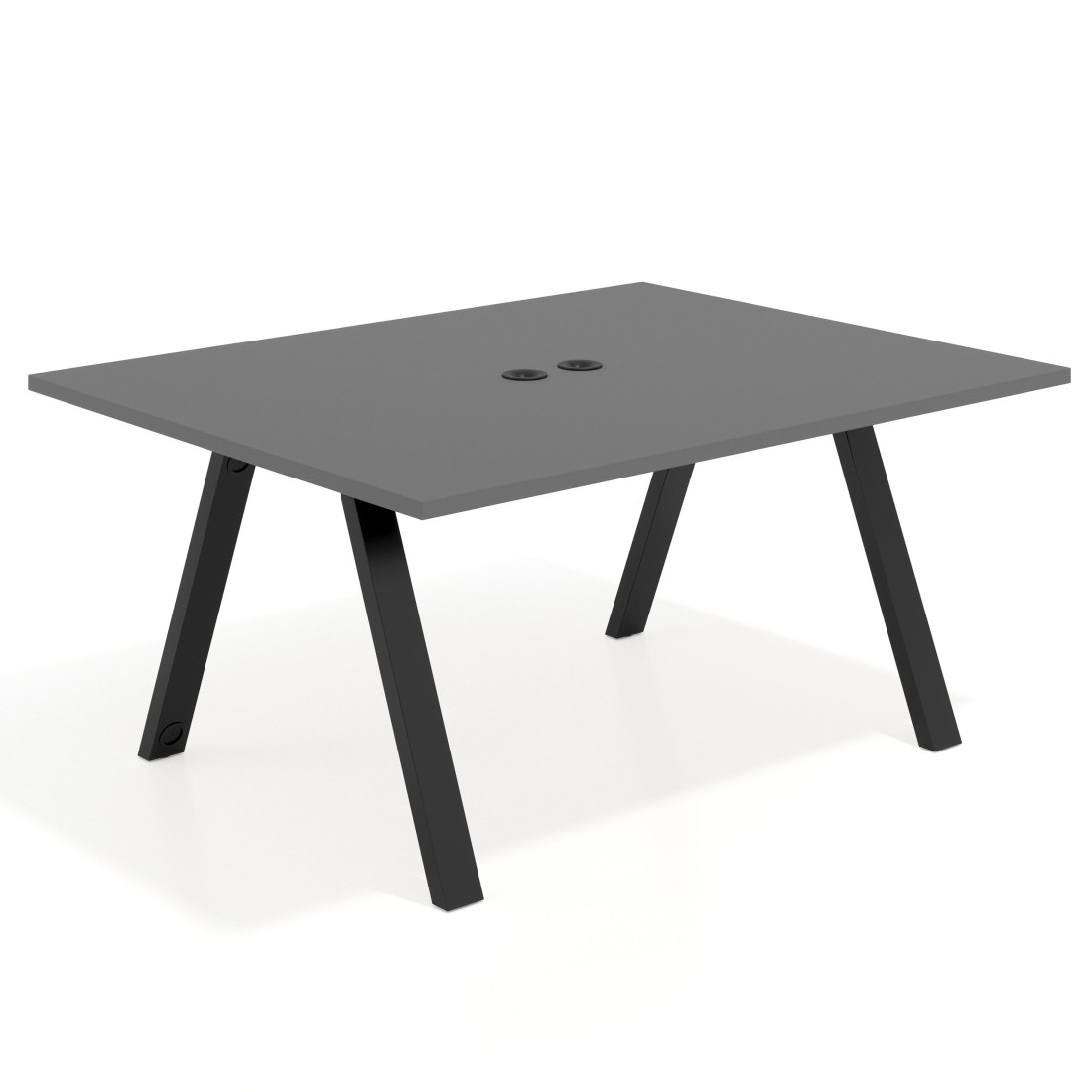 mesa co working 160x126 gris tormenta uvepro mesa coworking fondo 126cm recto 1