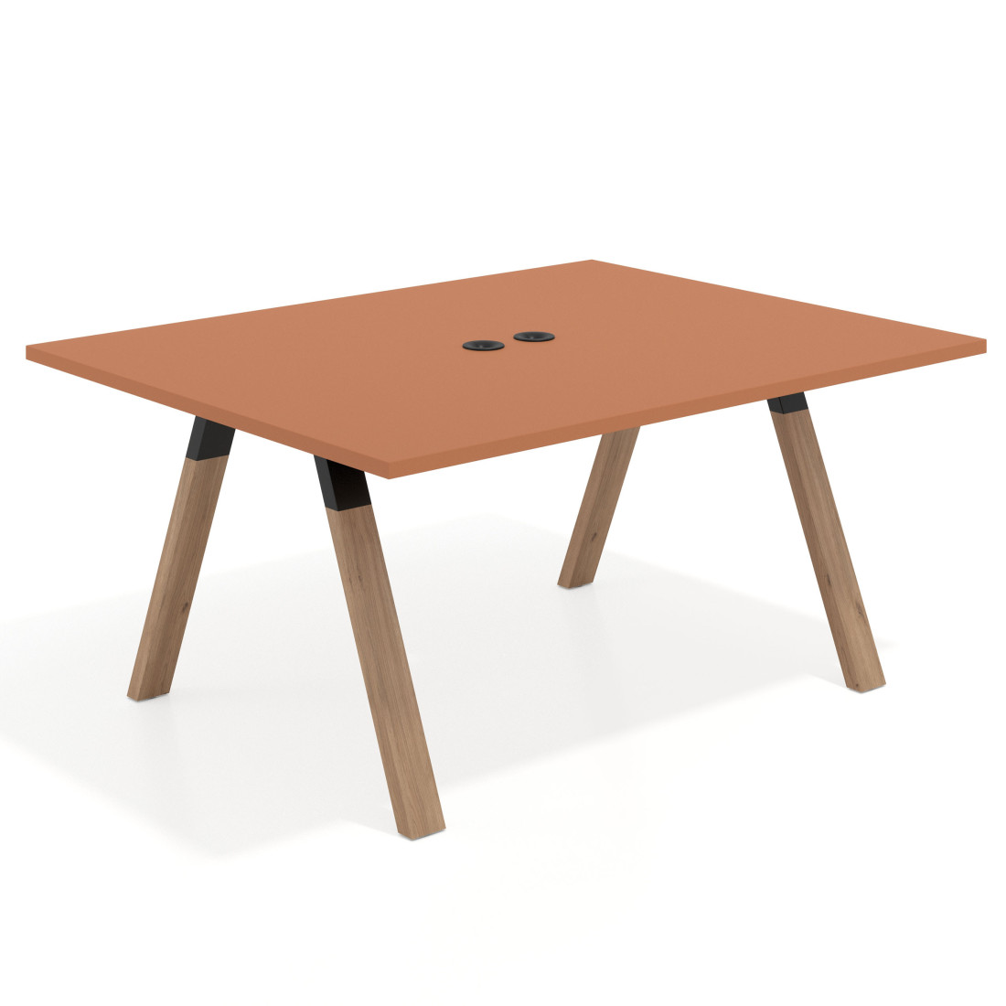 mesa co working 180x126 terracota uvepro mesa coworking fondo 126cm recto 1