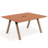 mesa co working 180x126 terracota uvepro mesa coworking fondo 126cm recto 1