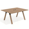 mesa co working 180x126 rayado natural uvepro mesa coworking fondo 126cm recto 1