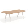 mesa co working 220x126 siroco uvepro mesa de reuniones fondo 126cm recto 1