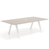 mesa co working 220x126 gris coco uvepro mesa de reuniones fondo 126cm recto 1