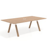 mesa co working 220x126 siroco uvepro mesa de reuniones fondo 126cm recto 1