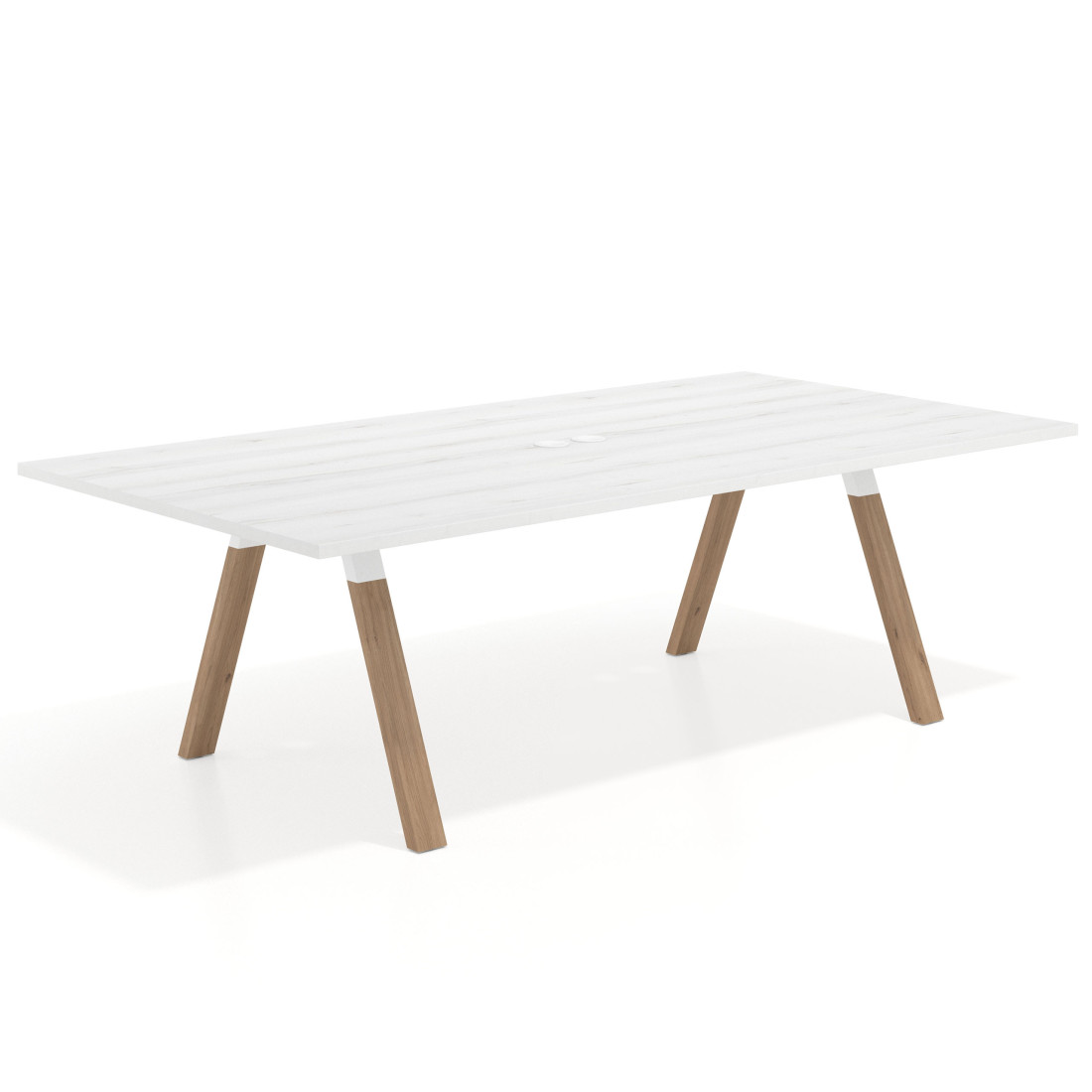 mesa co working 220x126 albo uvepro mesa de reuniones fondo 126cm recto 1