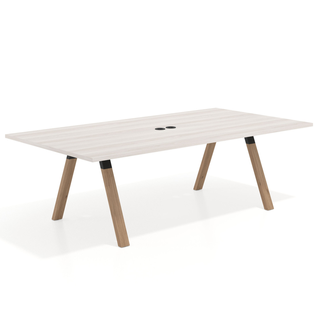 mesa co working 220x126 california uvepro mesa de reuniones fondo 126cm recto 1
