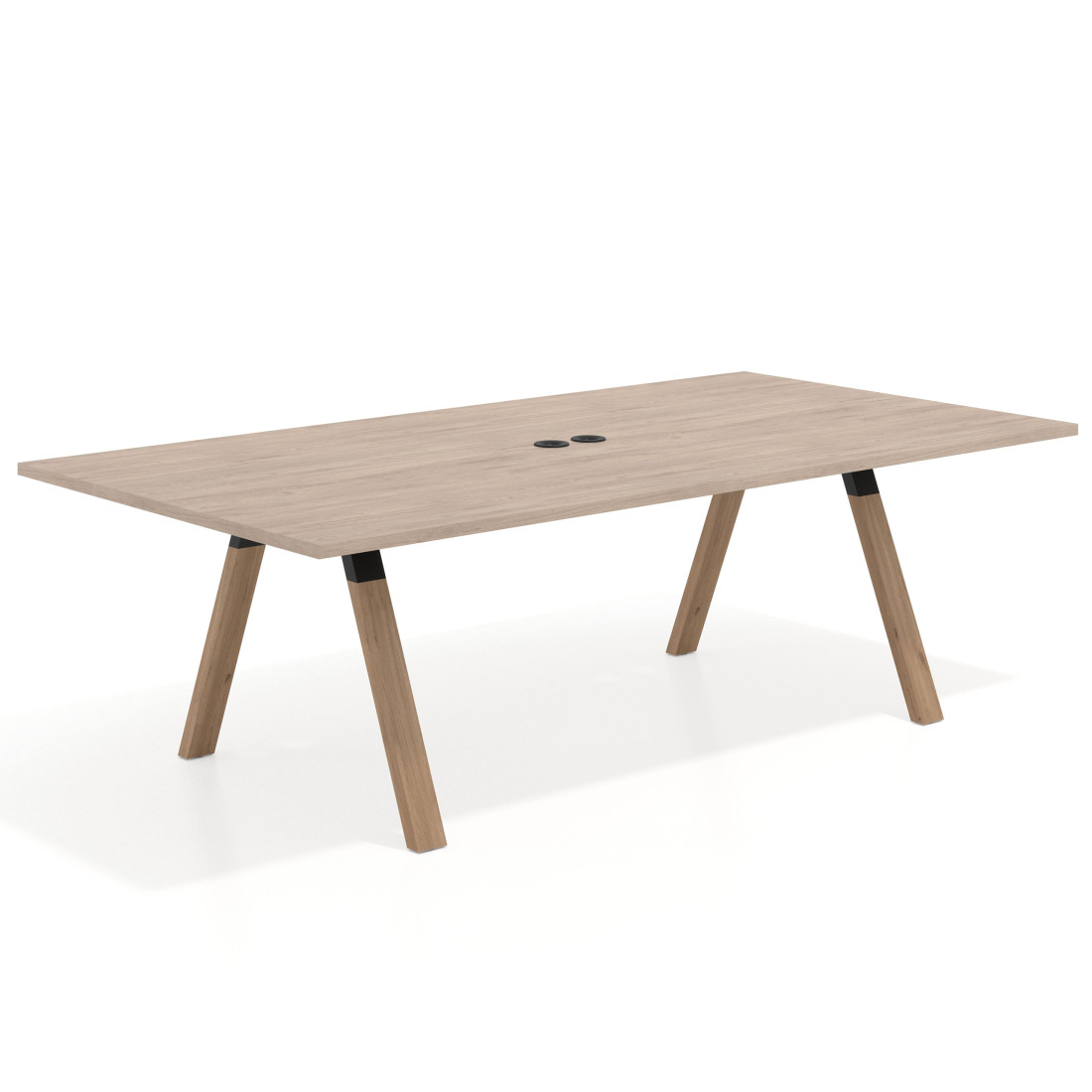 mesa co working 220x126 sahara uvepro mesa de reuniones fondo 126cm recto 1