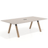 mesa co working 220x126 gris coco uvepro mesa de reuniones fondo 126cm recto 1
