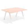 mesa co working 120x126 rosa nube uvepro curvo 1