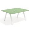 mesa co working 120x126 verde talco uvepro curvo 1