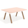 mesa co working 120x126 rosa nube uvepro curvo 1