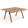 mesa co working 120x142 naturale uvepro mesa coworking fondo 142cm recto 1
