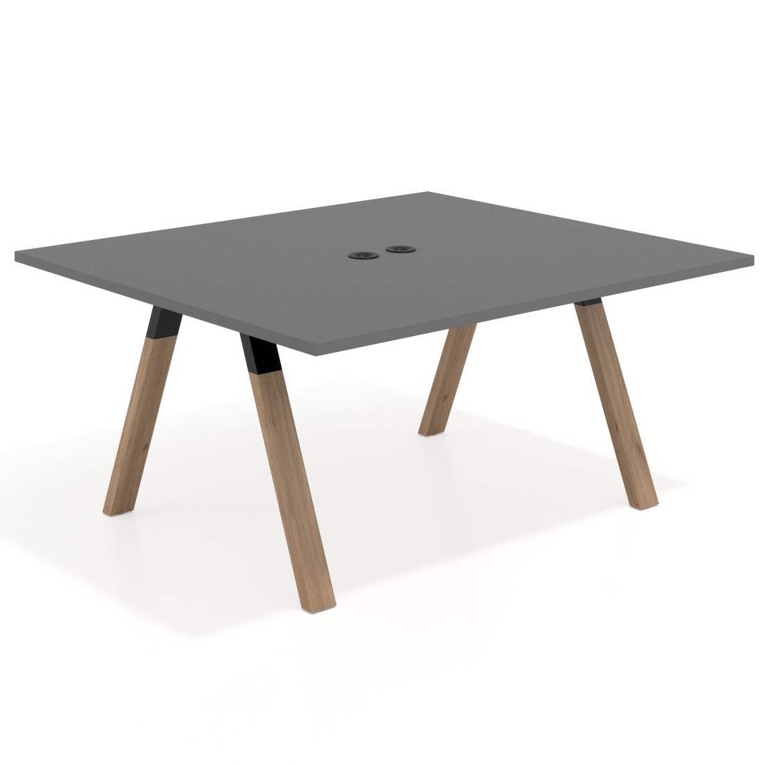 mesa co working 160x142 gris tormenta uvepro mesa coworking fondo 142cm recto 1