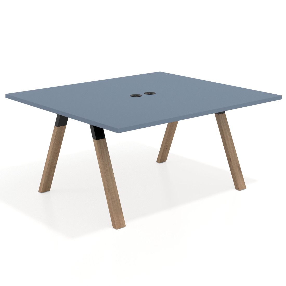 mesa co working 120x142 azul talco uvepro mesa coworking fondo 142cm recto 1