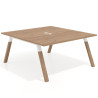 mesa multipuesto 120x166 naturale uvepro mesa coworking fondo 166cm recto 1