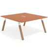 mesa multipuesto 120x166 terracota uvepro mesa coworking fondo 166cm recto 1