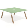 mesa multipuesto 120x166 verde talco uvepro mesa coworking fondo 166cm recto 1