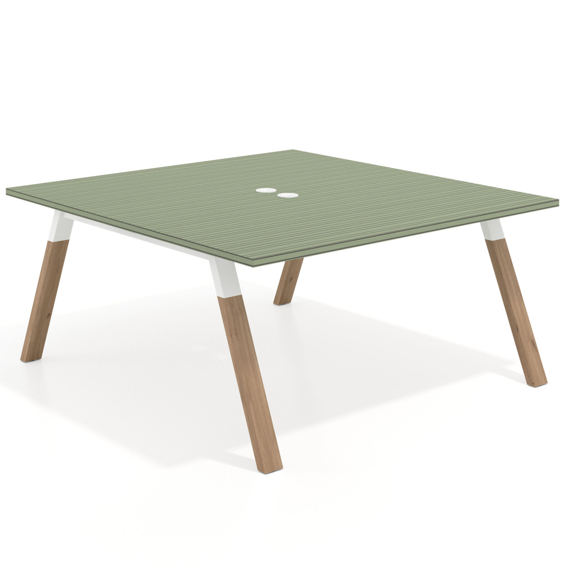 mesa multipuesto 120x166 rayado sauce uvepro mesa coworking fondo 166cm recto 1