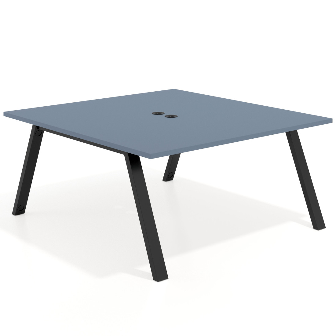 mesa multipuesto 120x166 azul talco uvepro mesa coworking fondo 166cm recto 1