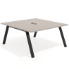 mesa multipuesto 120x166 rayado coco uvepro mesa coworking fondo 166cm recto 1