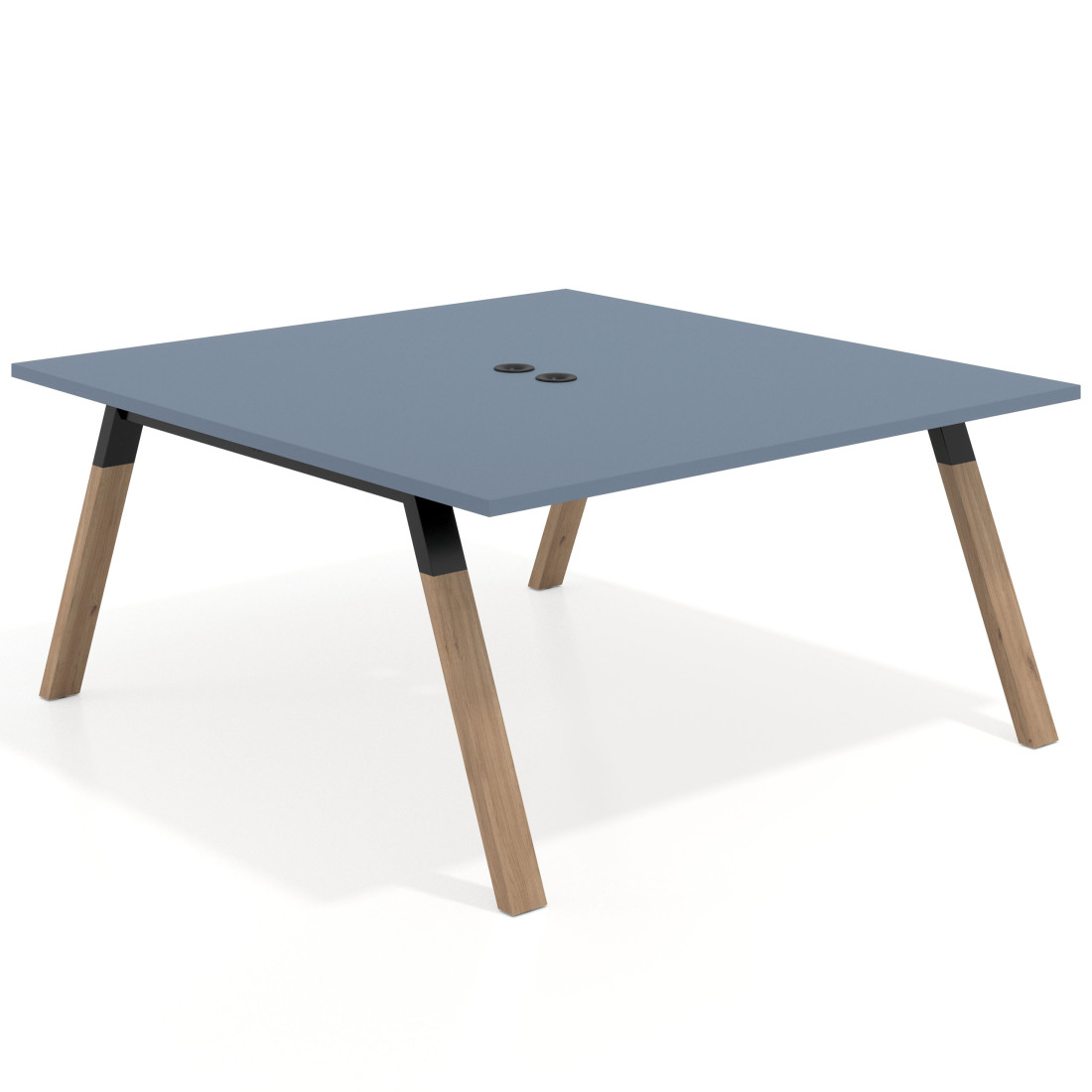 mesa multipuesto 120x166 azul talco uvepro mesa coworking fondo 166cm recto 1