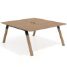 mesa multipuesto 120x166 rayado natural uvepro mesa coworking fondo 166cm recto 1