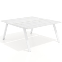 Mesa multipuesto UvePro Bench fondo 166 cm, estructura blanca - ALBO, 180X166