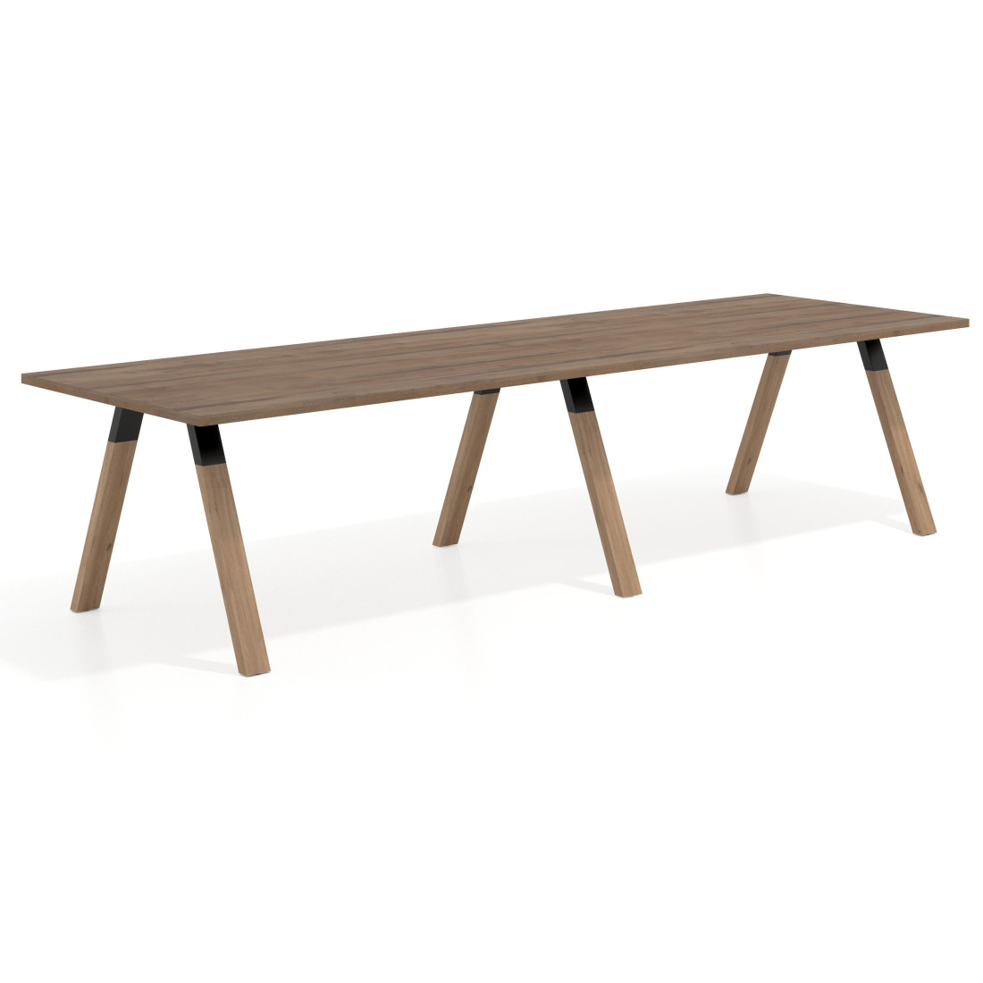 mesa multipuesto 240x100 noce sabi uvepro recto 1