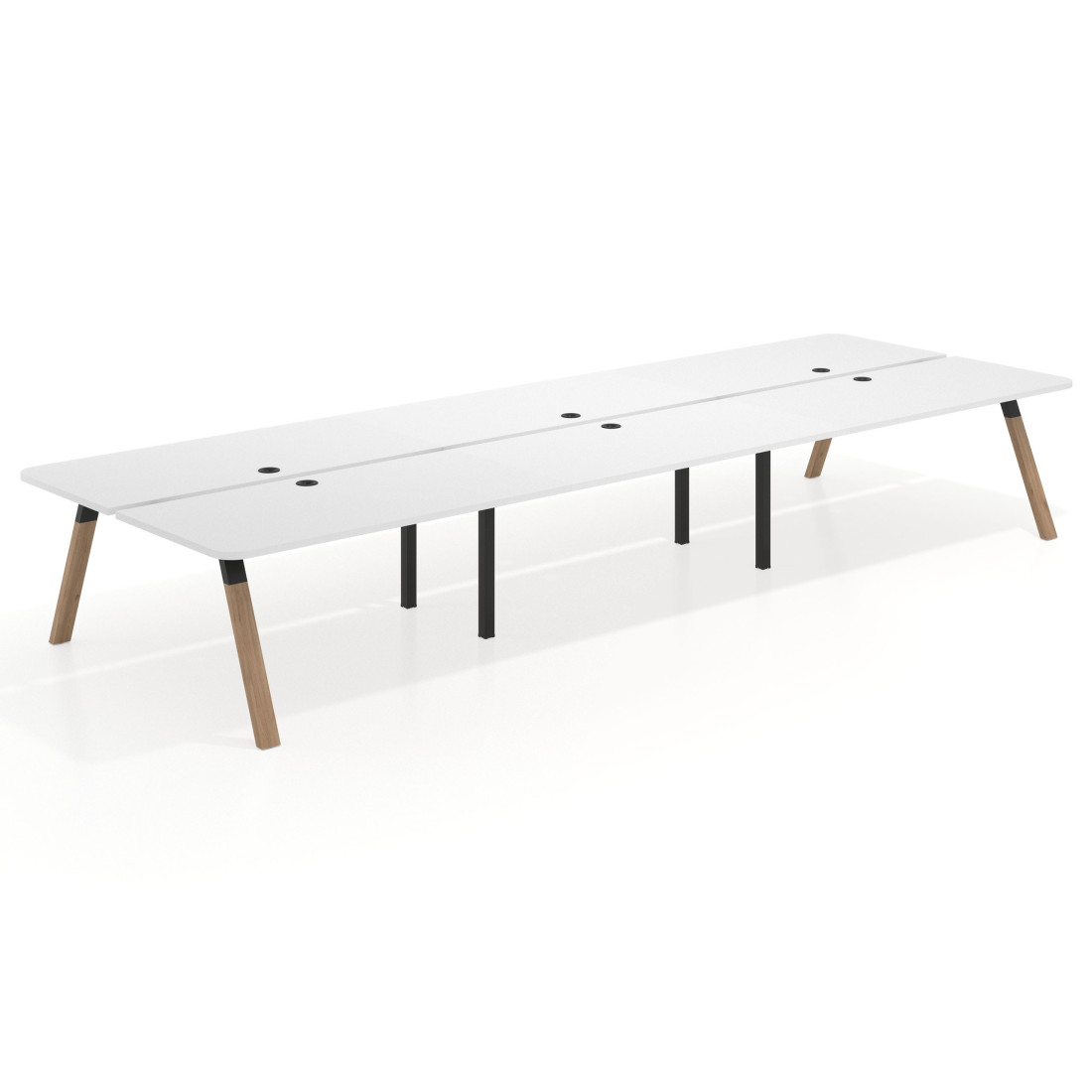 mesa multipuesto 360x166 blanco mate uvepro curvo 1