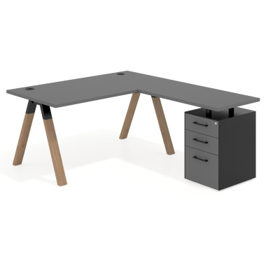 Estructura Negro Madera