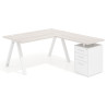 mesa en l 140x180 california uvepro mesa con ala pedestal frontales metal recto 1