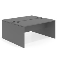 Mesa Multipuesto Work Bench fondo 142 diseño monocolor - GRIS TORMENTA, 180x142