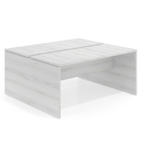 Mesa Multipuesto Work Bench fondo 142 diseño monocolor - ALBO, 180x142
