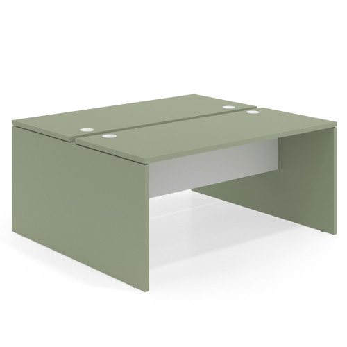 Mesa Multipuesto Work Bench fondo 142 diseño bicolor - 120x142