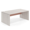 mesa de escritorio 140x100 california rosa talco workplus mesa individual fondo 100cm 1