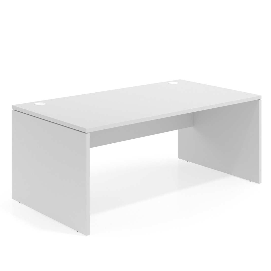 mesa de escritorio 200x100 blanco mate workplus mesa individual fondo 100cm 1