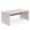 mesa de escritorio 120x100 california rayado natural workplus mesa individual fondo 100cm 1