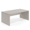 mesa de escritorio 120x100 gris coco blanco mate workplus mesa individual fondo 100cm 1