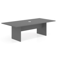 Mesa de Reuniones Rectangular Work Plus diseño monocolor - GRIS TORMENTA, 240x115