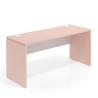 mesa de escritorio 100x60 rosa talco blanco mate workplus mesa individual fondo 60cm 1
